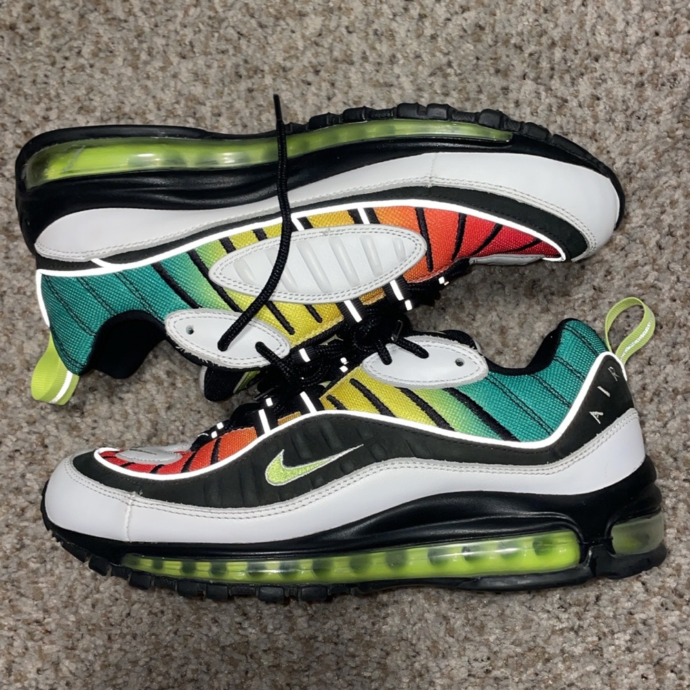 Nike Air Max 98 Olivia Kim Betty Boop 10.5 Black White‎ CK3309-001